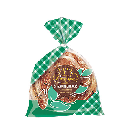 Хляб Занаятчийски Пекарана Лъчезарна 600г Ръжено-пшеничен със закваска
