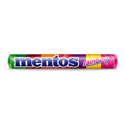 Бонбони Ментос 38г Рейнбол