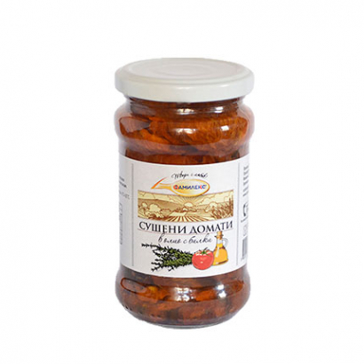 Сушени домати в олио с билки Фамилекс 280г