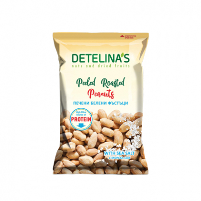 Белени фъстъци с морска сол Детелина 160г