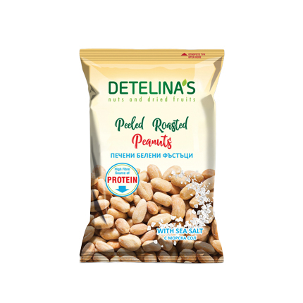 Белени фъстъци с морска сол Детелина 160г