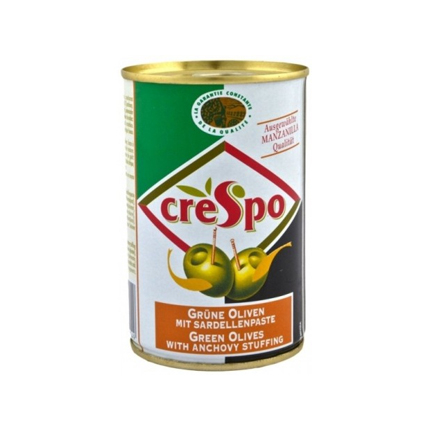 Зелени маслини Креспо 300г С аншоа
