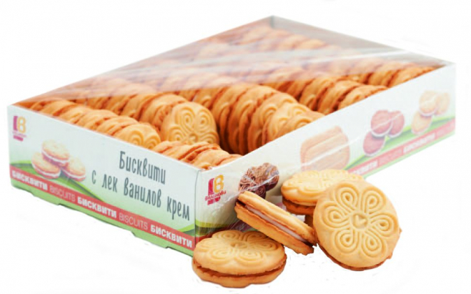 Бисквити Великови 400г Ванилов крем