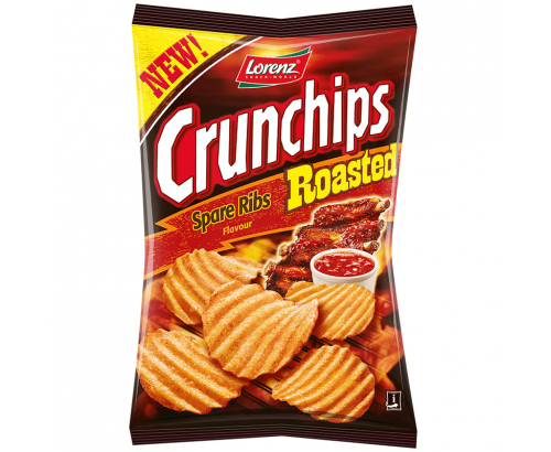 Чипс Крънчипс 120г Ребърца на скара Чипс Крънчипс 120г Ребърца на скара