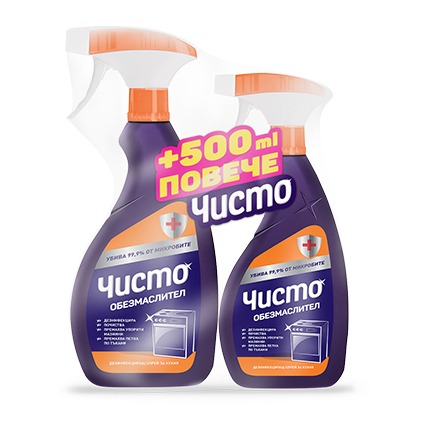 Промо пакет Чисто За Кухня 700+500мл