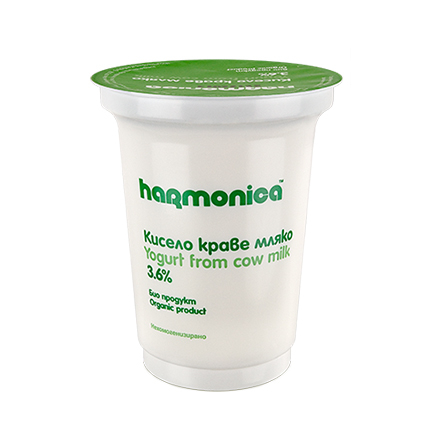 Био кисело мляко Хармоника 3,6% 400г