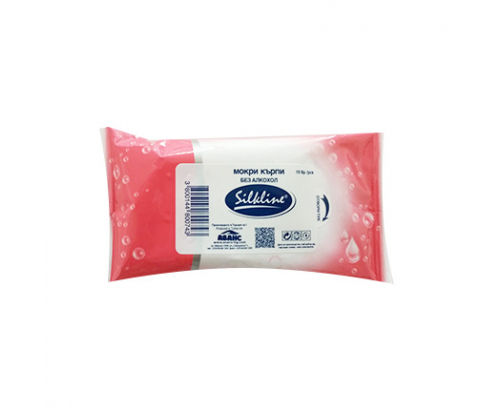 Влажни кърпи Силклайн 15бр Влажни кърпи Силклайн 15бр