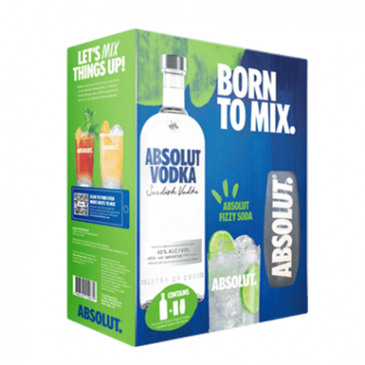 Водка Абсолют 700мл +2 чаши