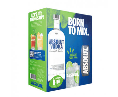 Водка Абсолют 700мл +2 чаши Водка Абсолют 700мл +2 чаши