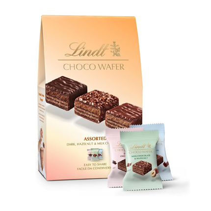 Вафли Линдт 130г Асорти