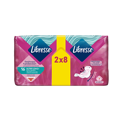 Дамски превръзки Либрес Дуо 2х8бр Супер Дамски превръзки Либрес Дуо 2х8бр Супер