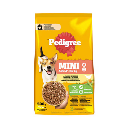 Храна за кучета Педигри 500г Суха Дребни Породи Храна за кучета Педигри 500г Суха Дребни Породи