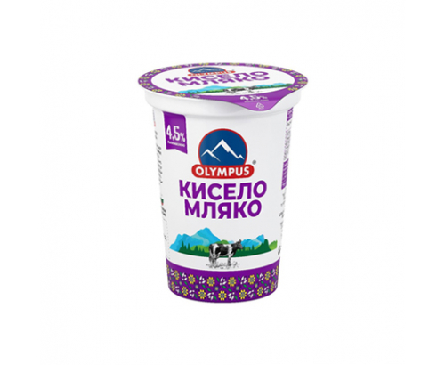 Кисело мляко с каймак Олимпус 4,5% 400г Кисело мляко с каймак Олимпус 4,5% 400г