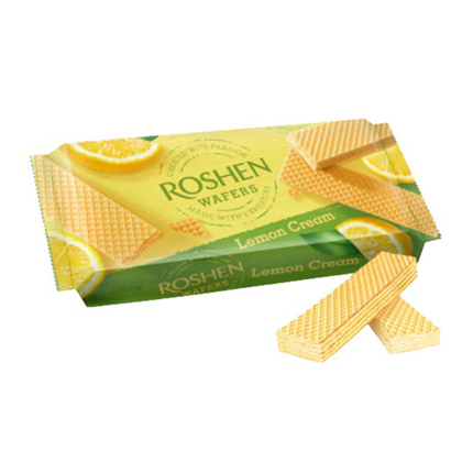 Вафли Рошен 216г С лимонов пълнеж