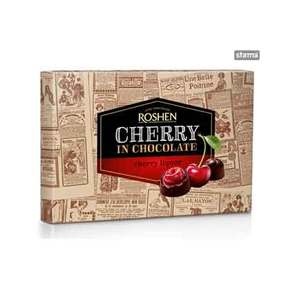 Шоколадови бонбони Рошен Шутърс 150г Чери