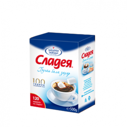 Бучки бяла захар Сладея 500г