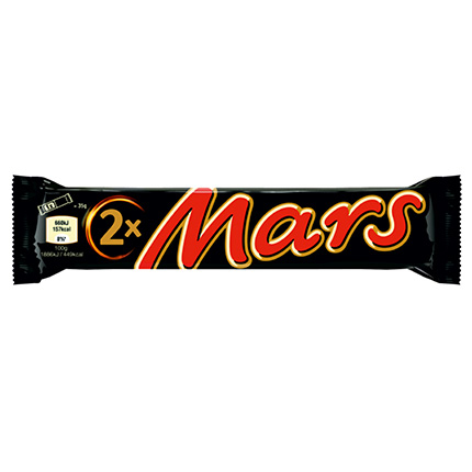 Шоколадов десерт Марс 2 Пак 70г