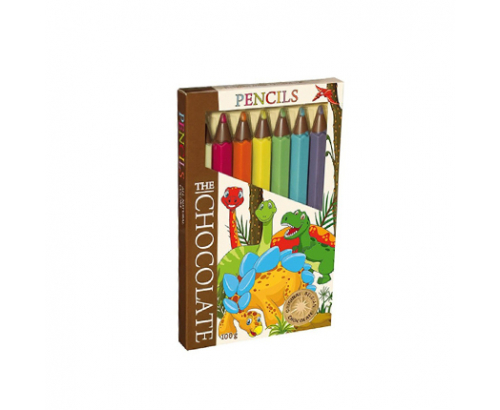 Шоколадови моливи 100г Динозаври Шоколадови моливи 100г Динозаври