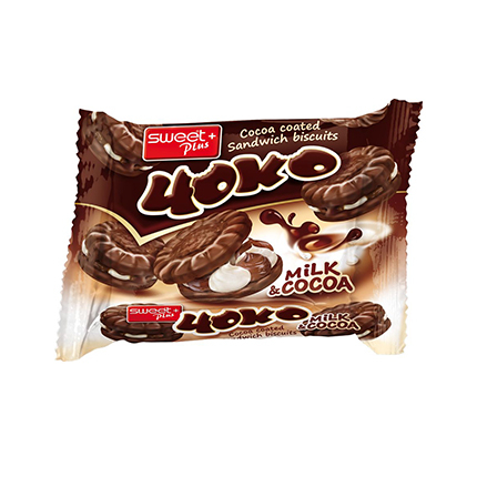 Бисквити Чоко 82г Двуцветен крем