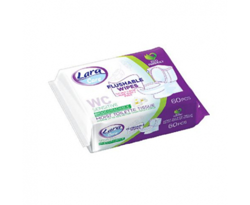 Влажна тоалетна хартия Лара 60бр Лайка Влажна тоалетна хартия Лара 60бр Лайка