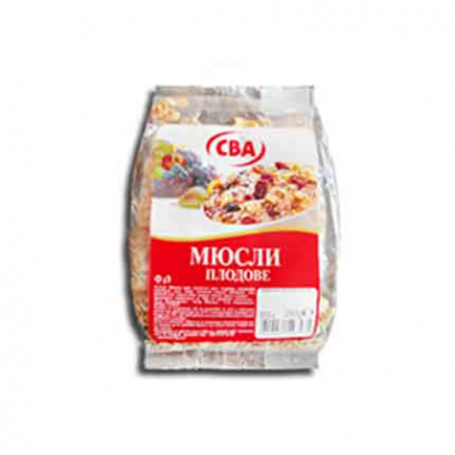 Мюсли с плодове 30% СВА 750г