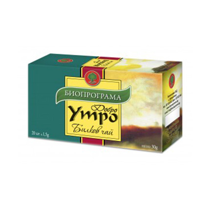Чай Биопрограма 20бр Добро утро Чай Биопрограма 20бр Добро утро