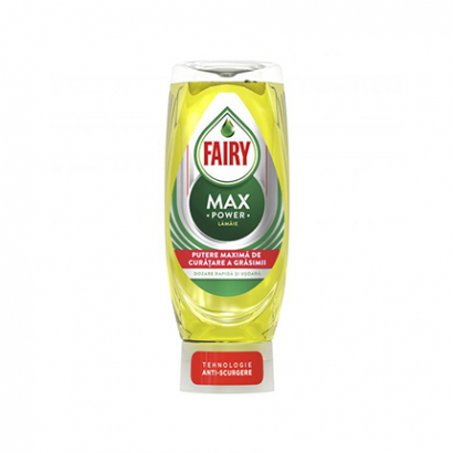Препарат за съдове Фейри 450мл Макс пауър лимон