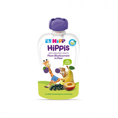 Био плодова закуска Хип 100г Слива, касис, круша