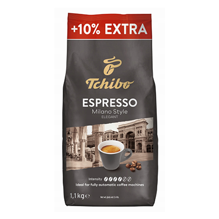 Кафе на зърна Тчибо Еспресо Милано 1кг +10%