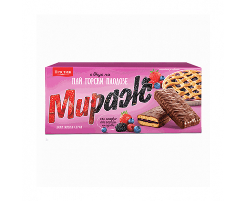 Бисквити Мираж 156г Пай с горски плодове Бисквити Мираж 156г Пай с горски плодове