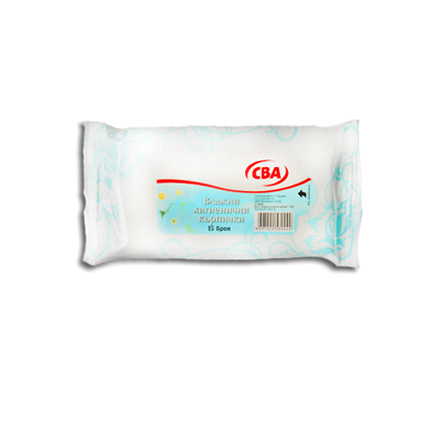 Влажни кърпи СВА 15бр Влажни кърпи СВА 15бр