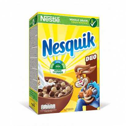 Зърнена закуска Нестле Нескуик Дуо 325г