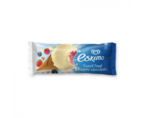 Сладолед Ескимо Горски плод и бял шоколад