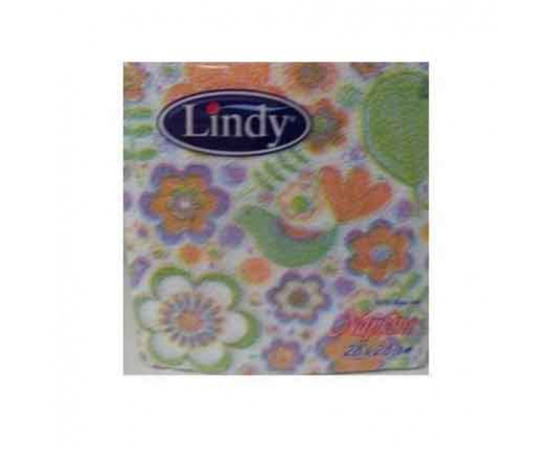 Салфетки Линди 60бр Цветни Салфетки Линди 60бр Цветни