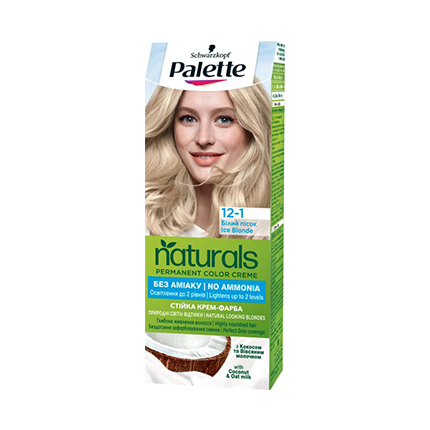 Боя за коса Палете Натурал 12-1 Ледено Рус