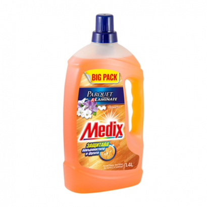 Почистващ препарат за паркет и ламинат Медикс 1,4л Цветя