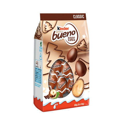 Шоколадови яйца Киндер Буено 80г Лешник