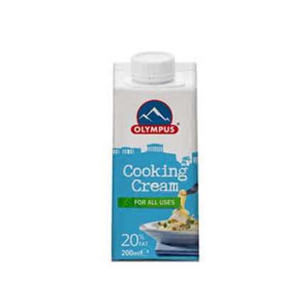 Готварска сметана Олимпус 20% 200мл Готварска сметана Олимпус 20% 200мл