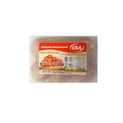 Яйца СВА 6бр XL