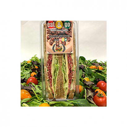 Триъгълен сандвич Ийт енд Го Класик Луканка и кашкавал