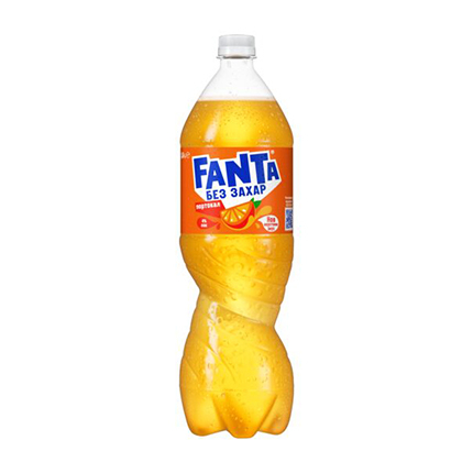 Газирана напитка Фанта 1,25л Без захар портокал