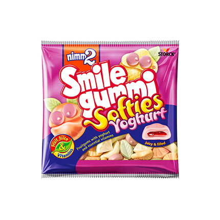 Желирани бонбони Смайлгъми 90г Йогурт Желирани бонбони Смайлгъми 90г Йогурт