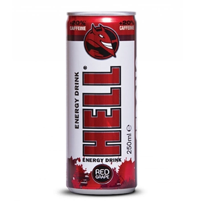 Енергийна напитка Хел 250мл Червено грозде