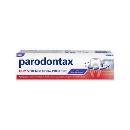 Паста за зъби Парадонтакс 75мл Стренг енд протект уайт Паста за зъби Парадонтакс 75мл Стренг енд протект уайт
