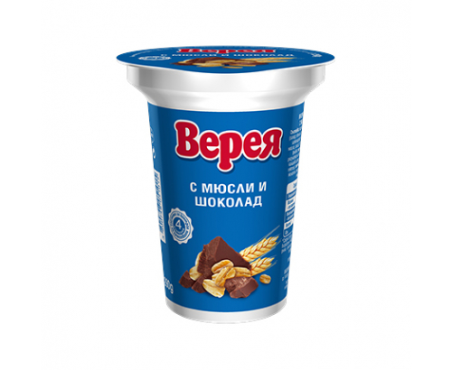 Плодово мляко Верея 290г Мюсли и шоколад Плодово мляко Верея 290г Мюсли и шоколад