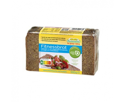 Пълнозърнест хляб Местемахер Фитнес 500г Пълнозърнест хляб Местемахер Фитнес 500г