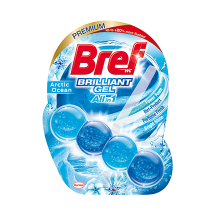 Гел за тоалетна Бреф 42г Брилянт арктически океан