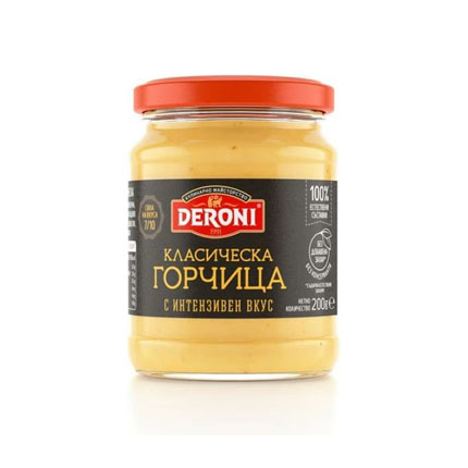 Горчица Дерони 200г Класическа