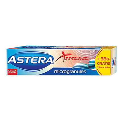 Паста за зъби Астера Екстрийм 75мл Микрогранули Паста за зъби Астера Екстрийм 75мл Микрогранули