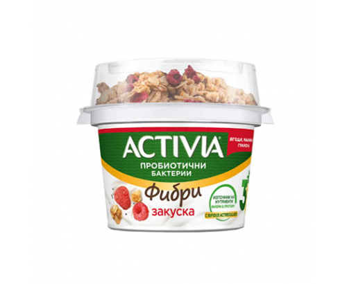 Активиа закуска 165г Ягоди и малини Активиа закуска 165г Ягоди и малини